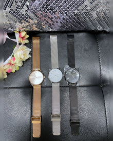 montre chiffre arabe indien metal doree argent noir rose gold